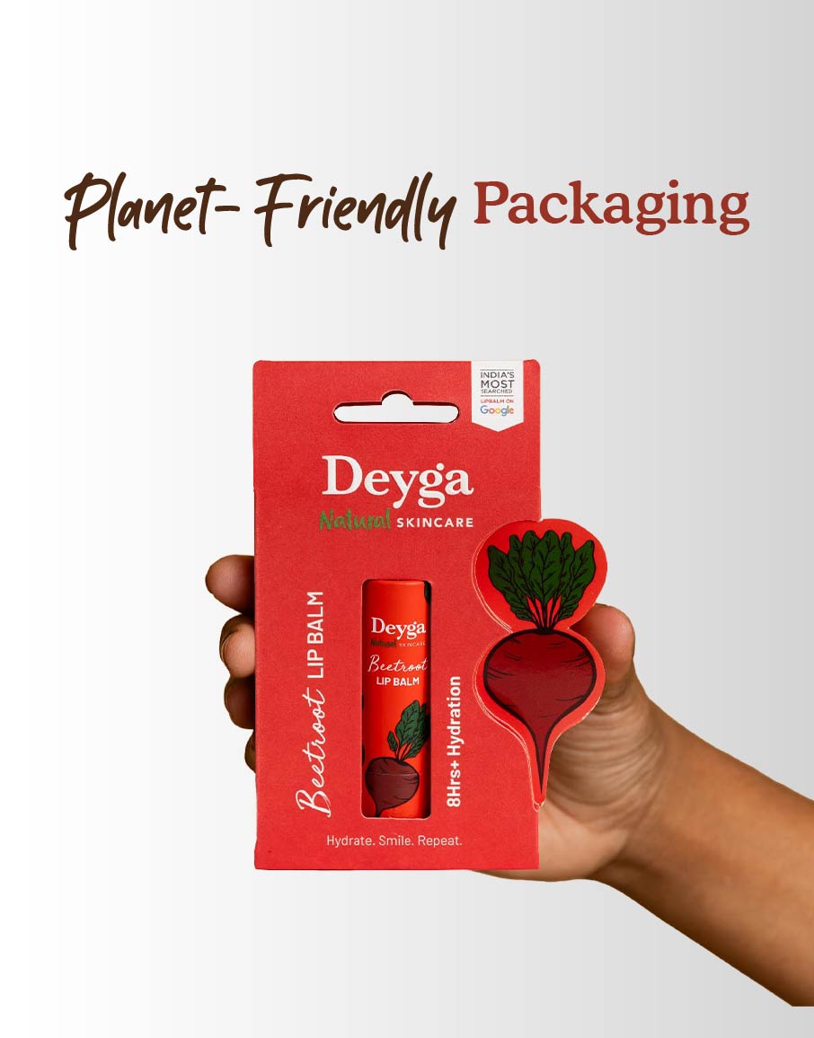Lipbalm with cute tin-red color lipbalm