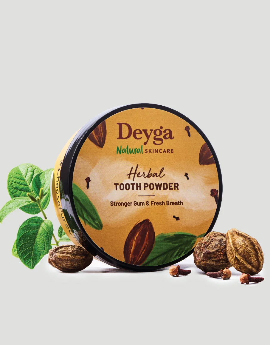 Deyga Herbal Tooth Powder for stronger gum & fresh breath
herbal tooth powder
best tooth powder