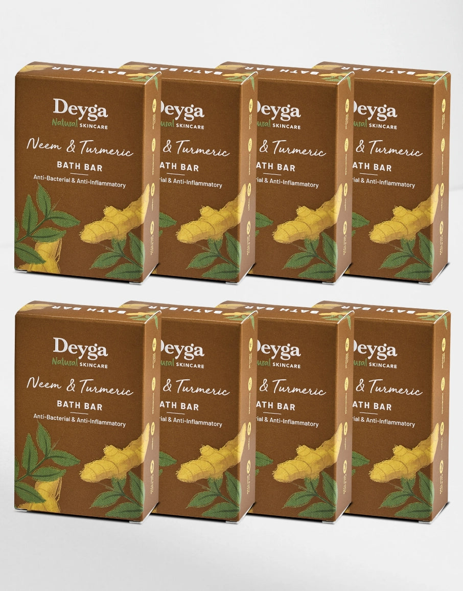Deyga Neem and Turmeric Bath Bar pack of 8
