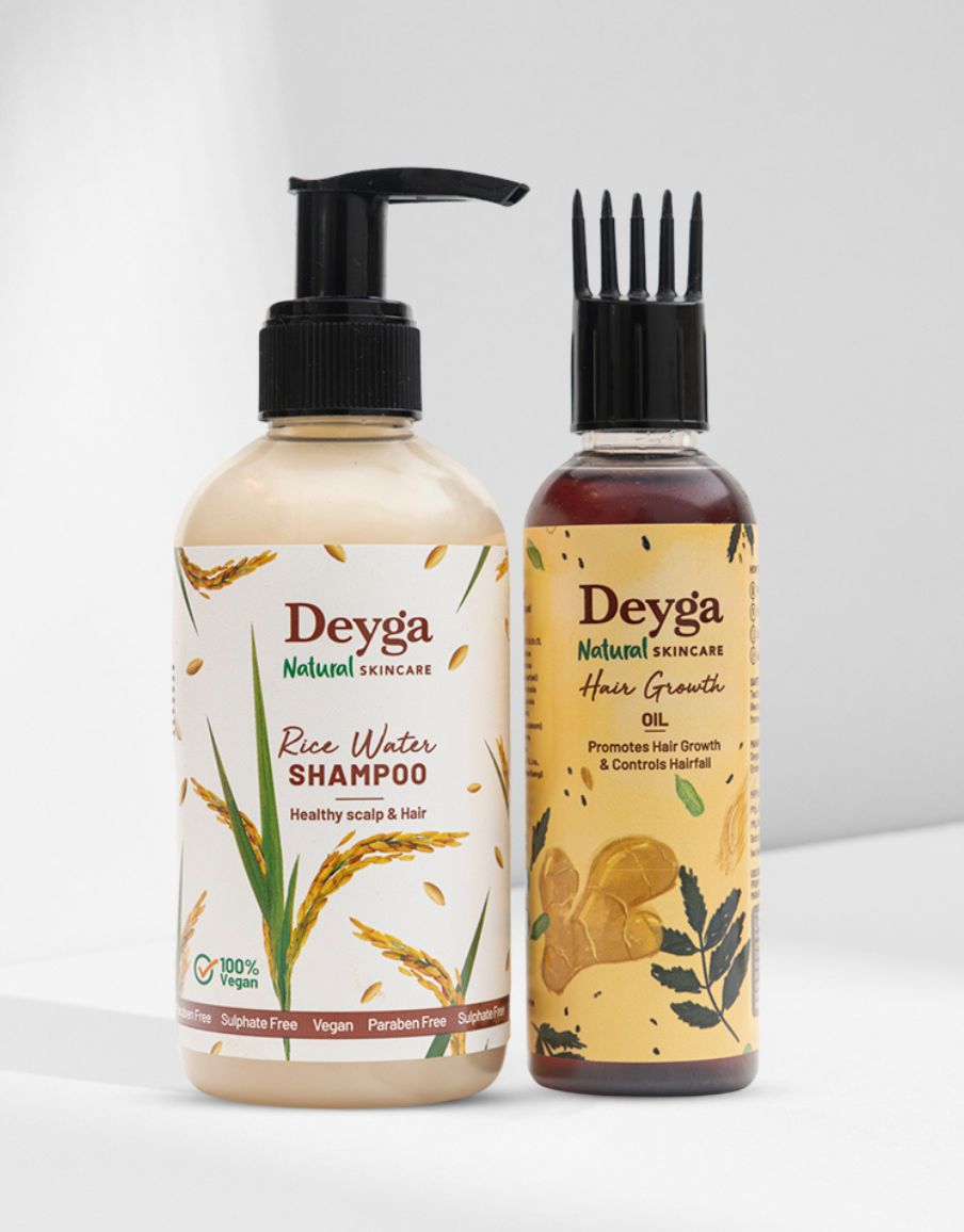Shampoo and oil for hair growth-SHampoo and oil for shiny hair