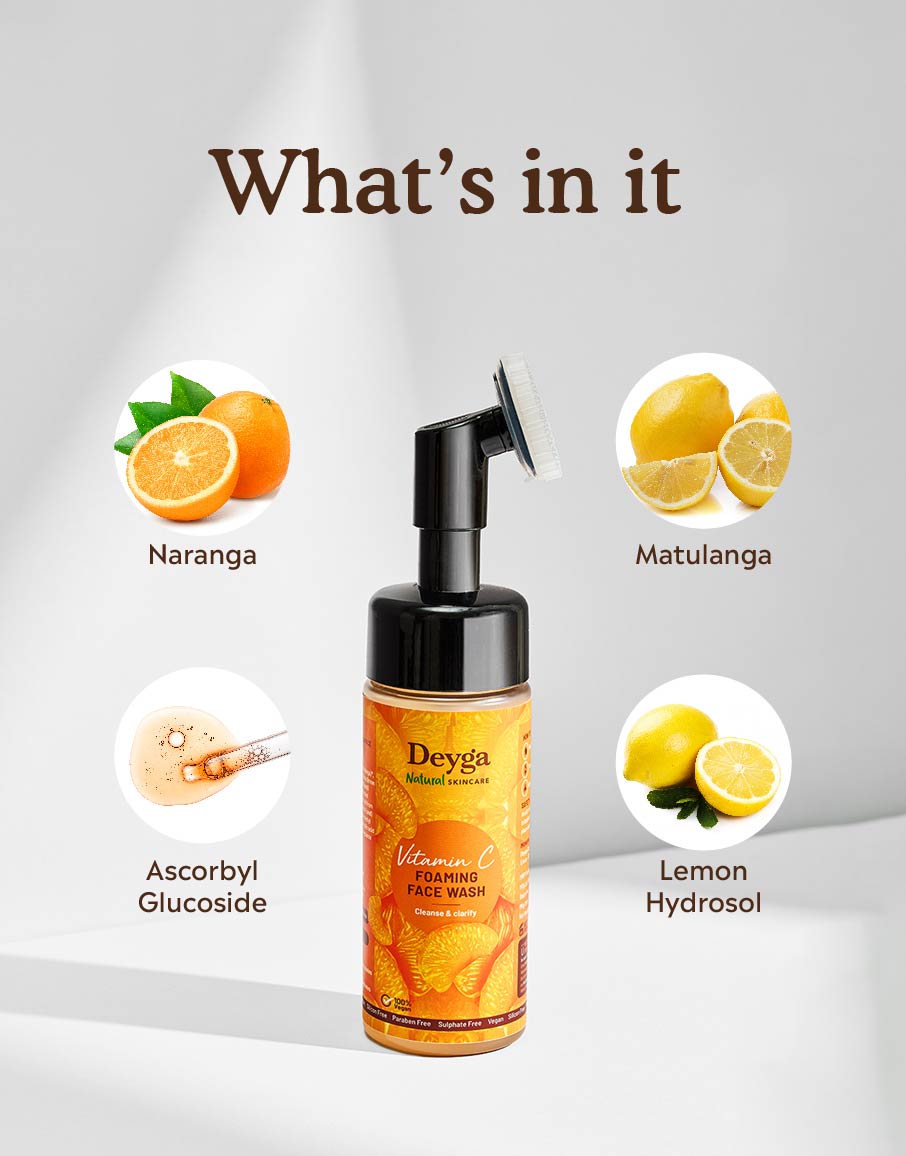 Face wash to treat oily skin-Face wash for sensitive skin-Face wash with brush-Face wash for pigmentation