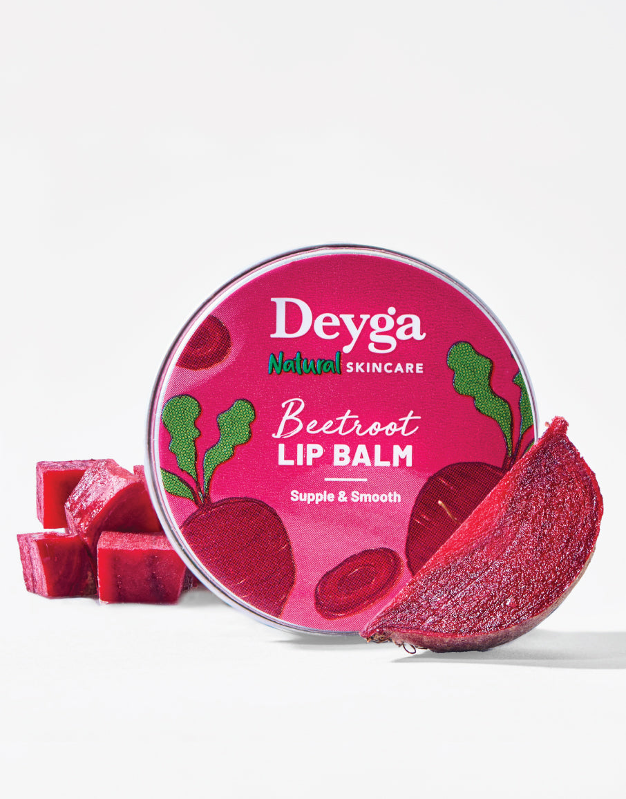 deyga Beetroot Lip Balm Classic ingredients-Lip balm for pink lips-Natural lip balm