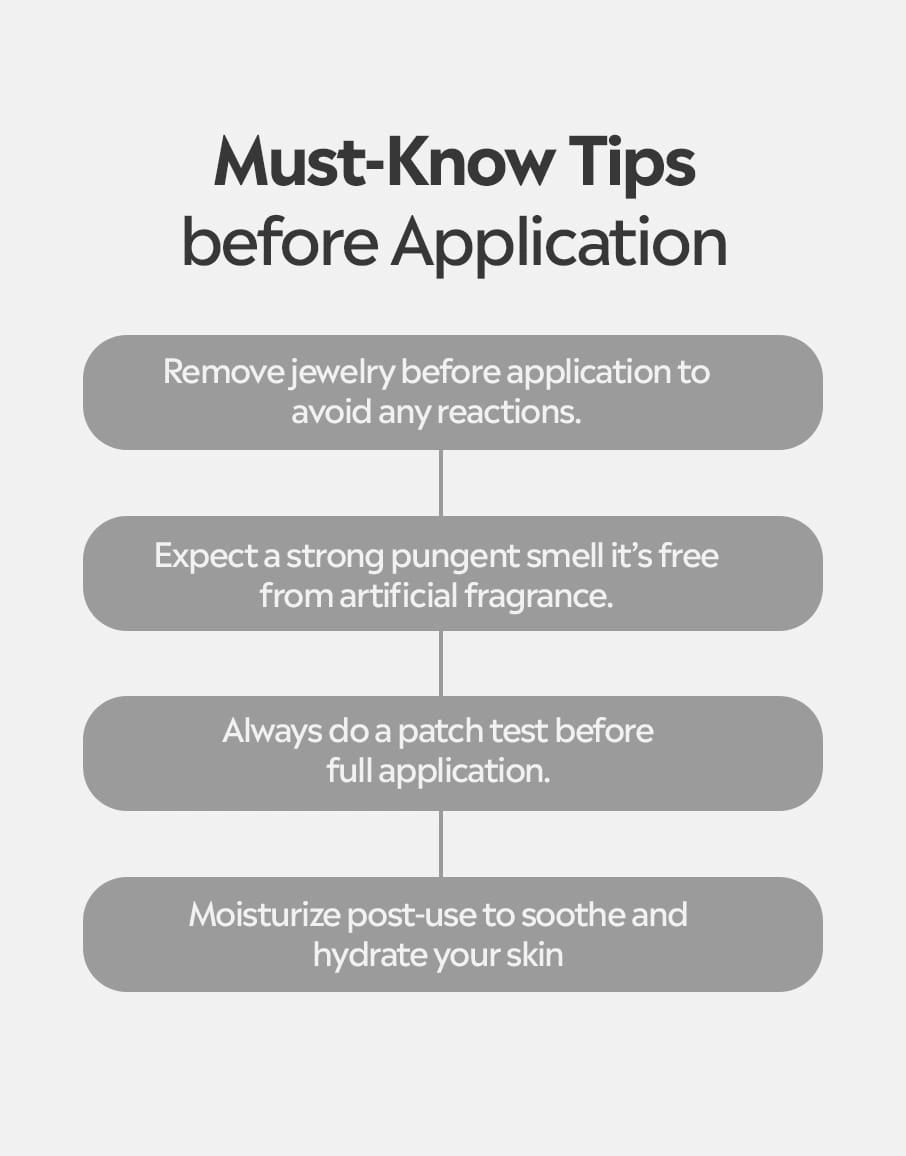 best hair removal powder - tips before application