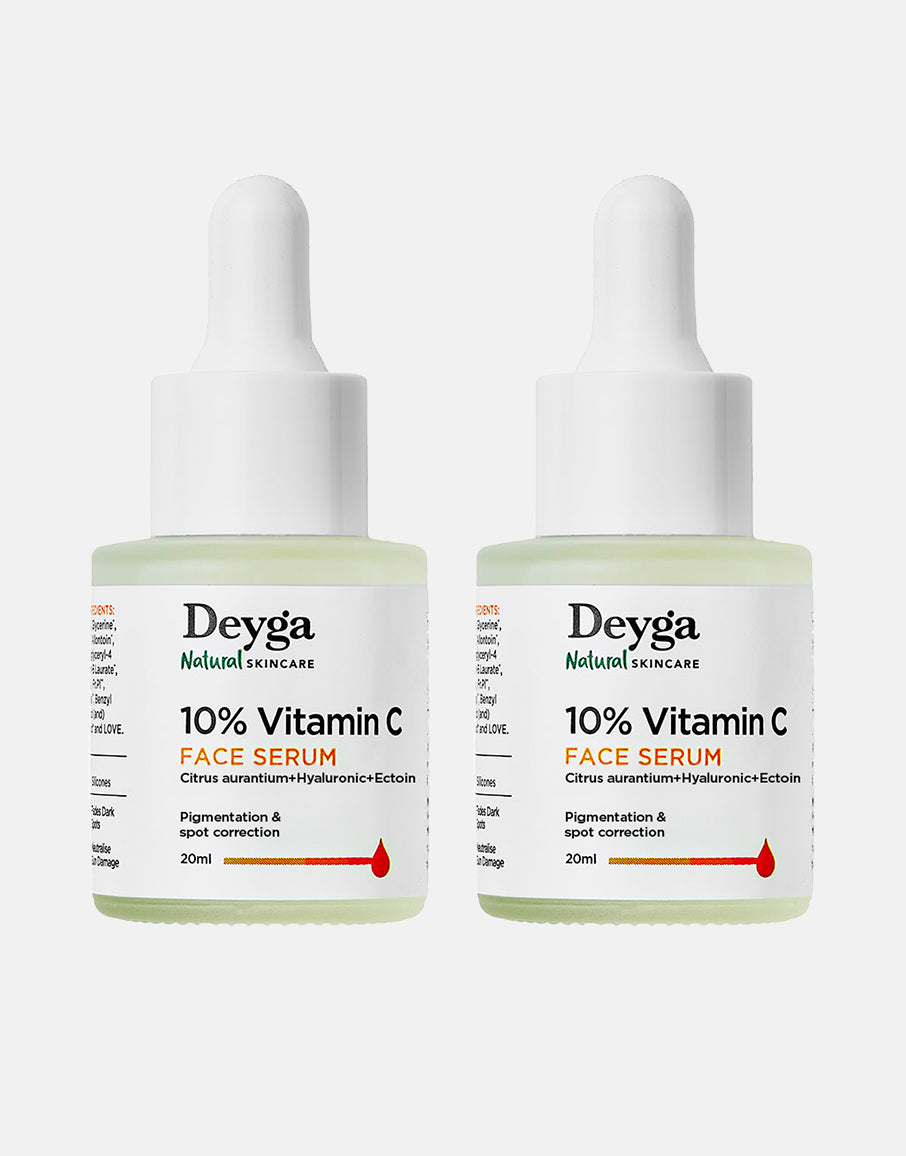 Deyga 10% Vitamin C Face Serum - Pack of 2