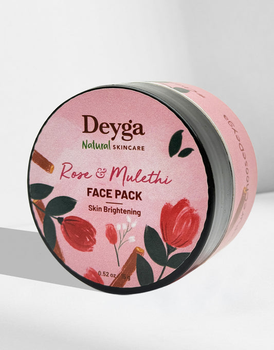 Rose & Mulethi Skin Brightening Pack Mini 15g
