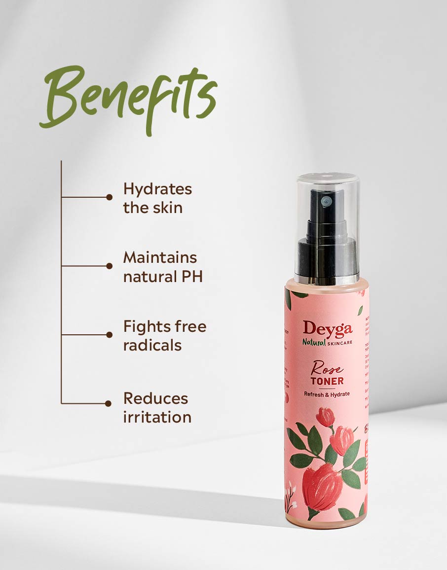 Hydrating rose water toner-toner to reduce irritation-Toner for Dullness-Toner to tighten pores