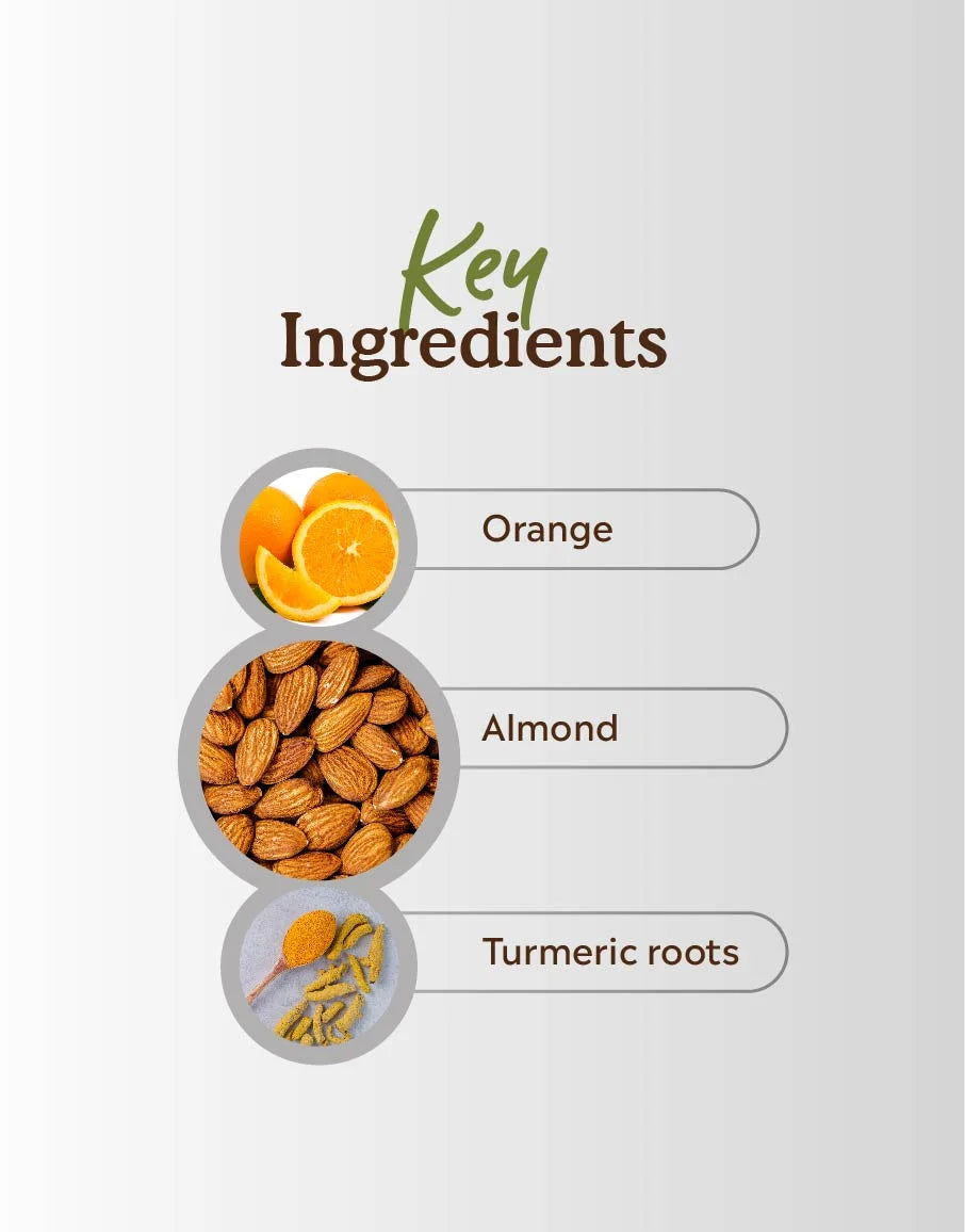 key ingredients of Deyga Orange & Almond Face Pack