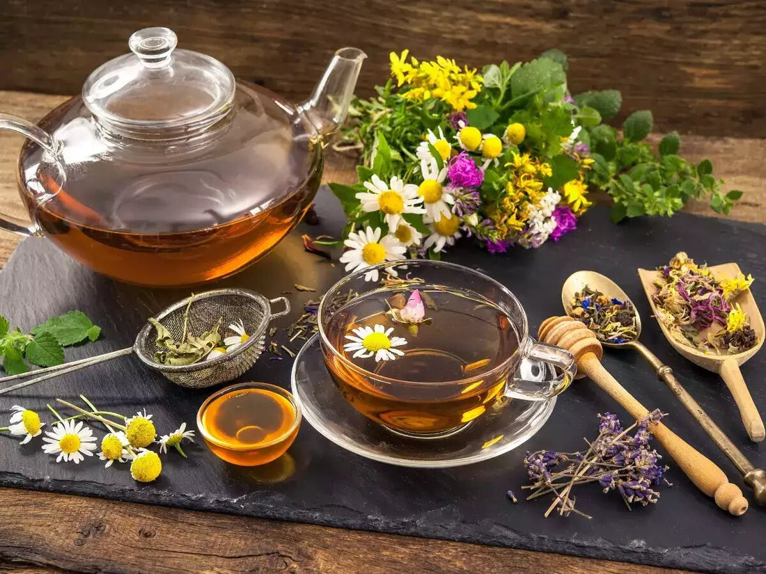 DIY Herbal Tea Recipes for Radiant Skin and Healthy Hair