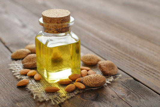 Almond oil for hair and skin