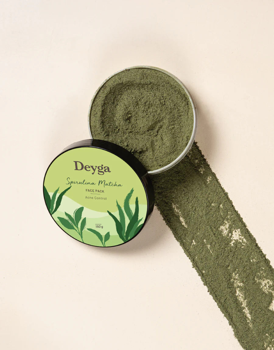 Spirulina Matcha Face Pack