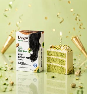 Deyga 100% Plant Based Hair Color - Black