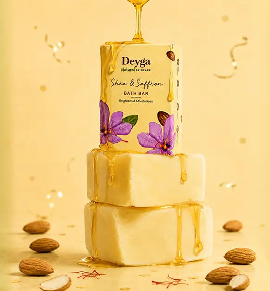 Shea Saffron Bath Bar 130g