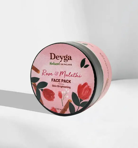 Rose & Mulethi Skin Brightening Pack Mini 15g