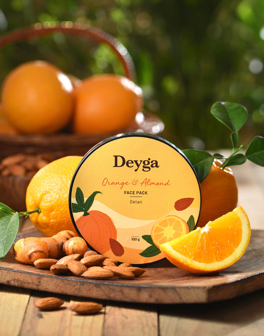 Orange & Almond Face Pack