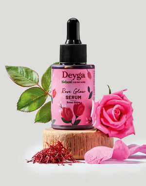 Deyga's Rose glow serum - serum for dullness 