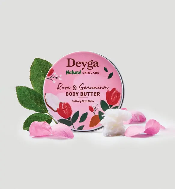 Rose & geranium body butter Mini 10g