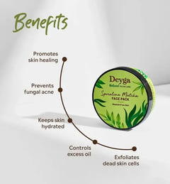 Spirulina Matcha Face Pack 150g
