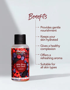 Benefits of Deyga's Wild Berry Body Wash 