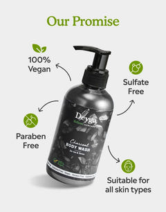 Deyga's promise of Charcoal Body Wash - charcoal        
body wash with charcoal        
      