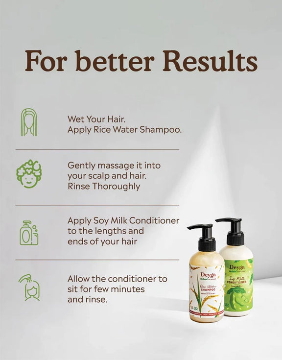 Use Deyga Daily Use Healthy Hair Combo for better results