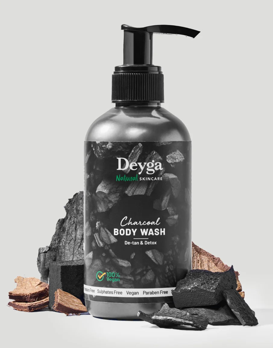 Charcoal Body Wash - Detan and detox