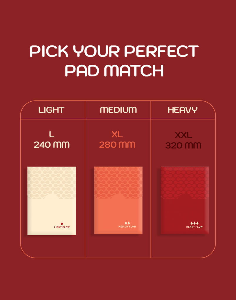 Deyga new age best sanitary pads​ with different sizes