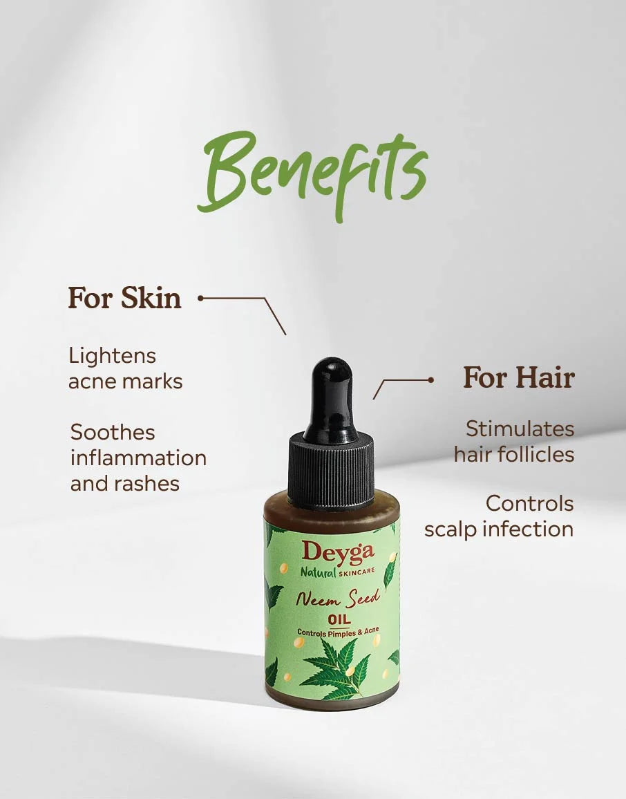 neem oil Benefits for skin and hair - organic neem oil

