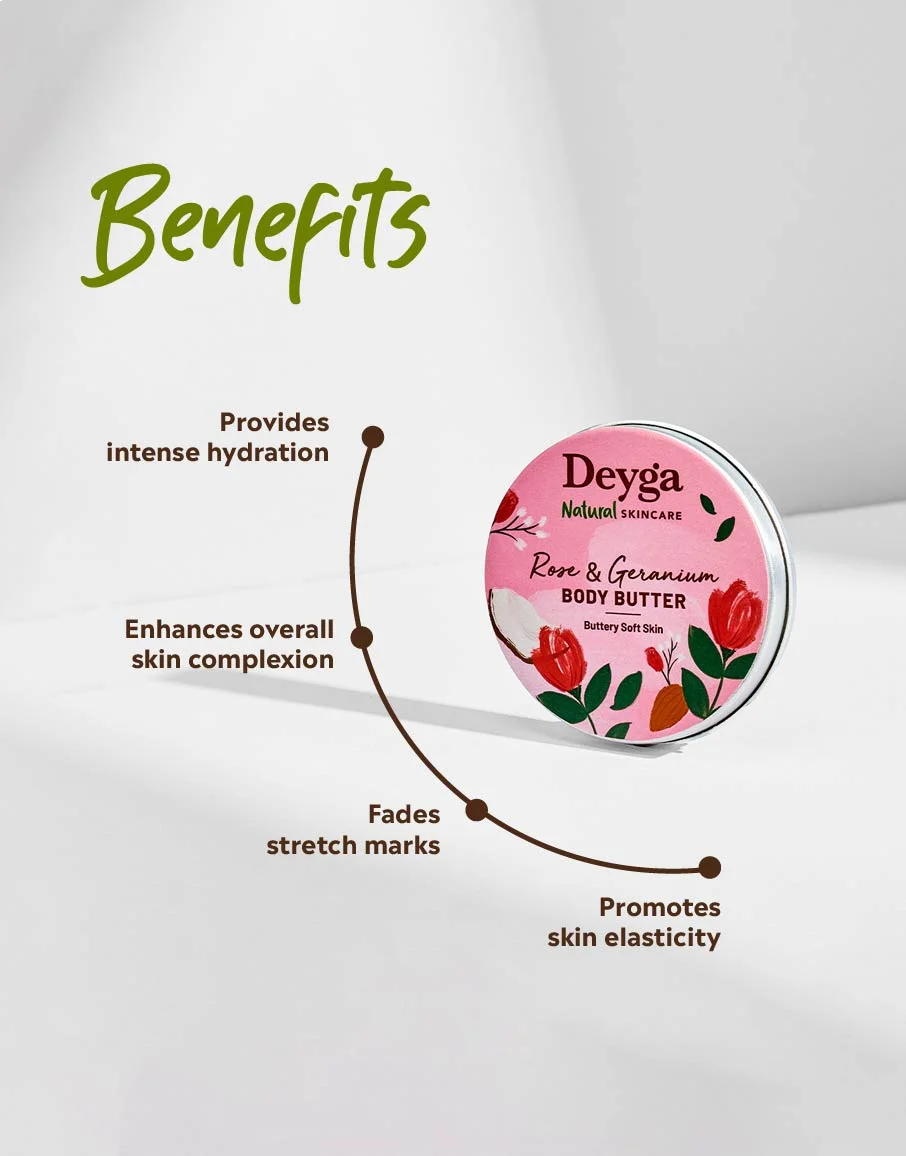 Body butter benefits - rose butter benefits