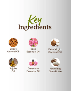 Rose & geranium body butter ingredients 