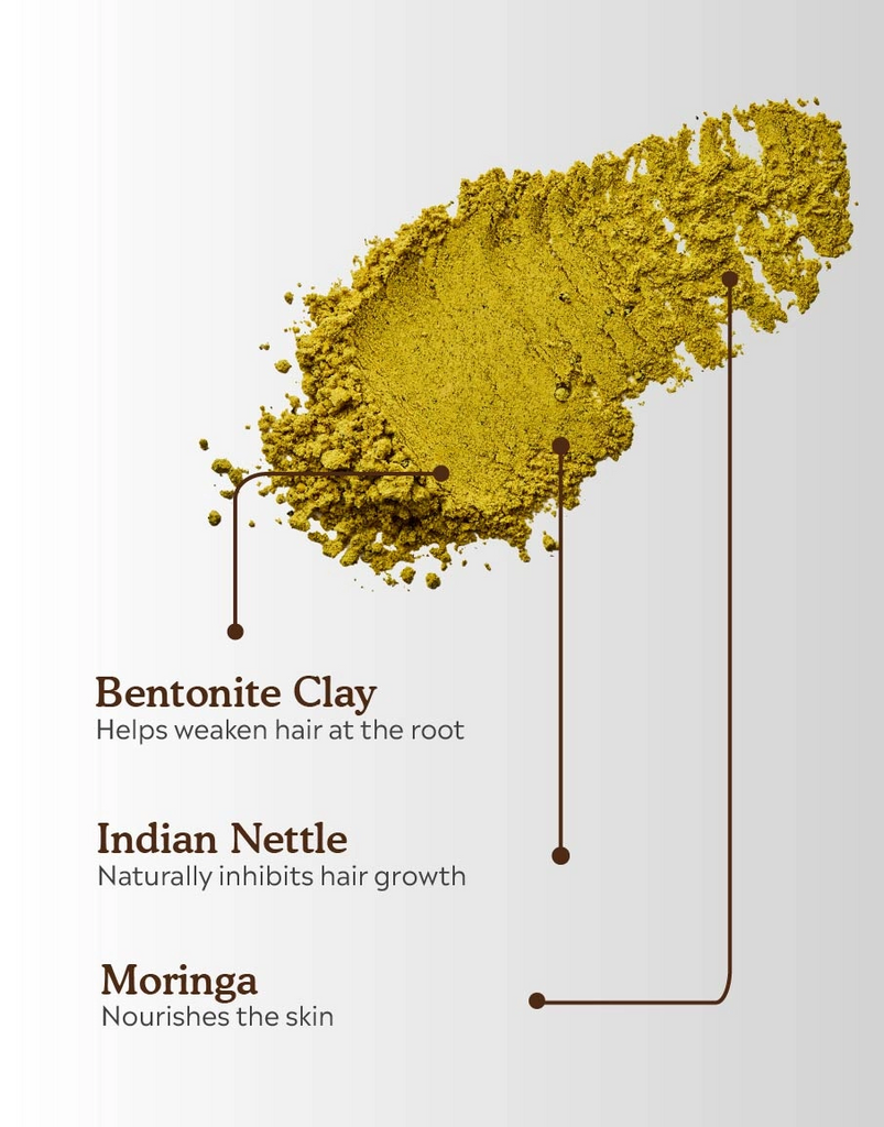 Deyga herbal hair removal powder​ ingredients and their benefits