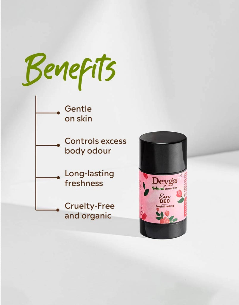 Benefits of Deyga Rose Deodrant
