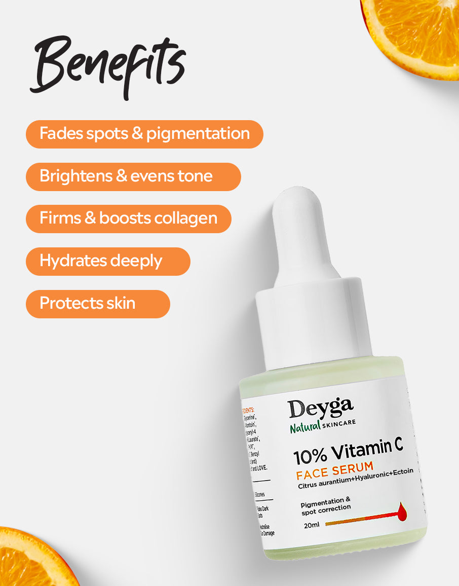 Deyga's vitamin c serum benefits