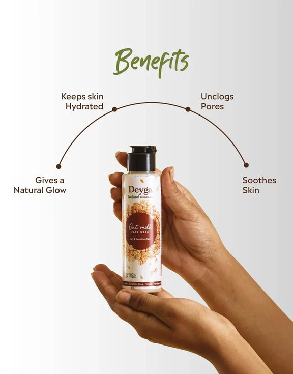Benefits of oat milk Face Wash