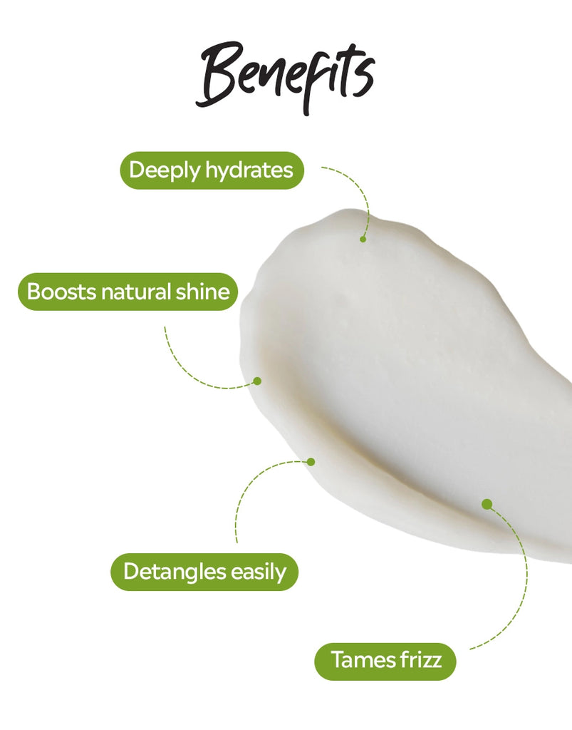 Conditioner for Deep Hydration-Natural Hair Conditioner for Shine
-Soy Milk Conditioner for Easy Detangling-Frizz Control with Soy Milk Conditioner