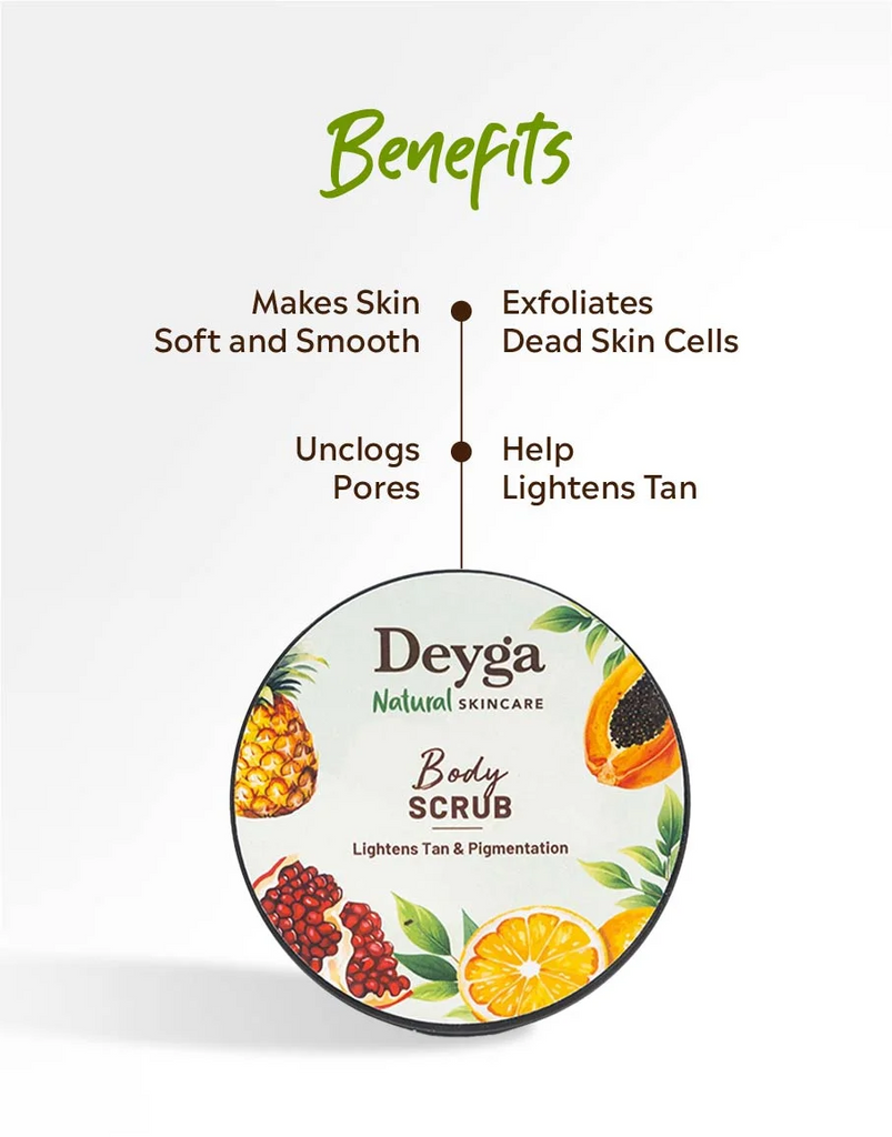 Benefits of Deyga Body scrub