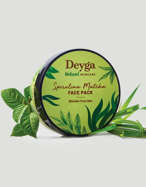 Spirulina Face Pack for pimples and acne - spirulina face pack  - spirulina mask   
