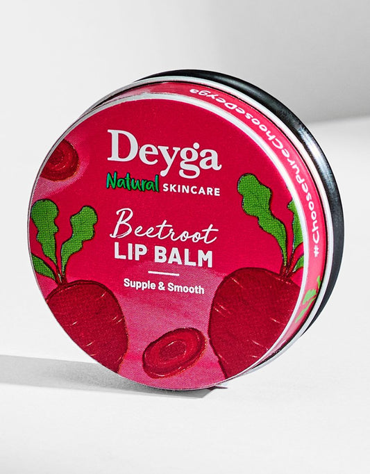 Beetroot lip balm without tint-Natural lip balm for pink lips-Chemical free lip balm