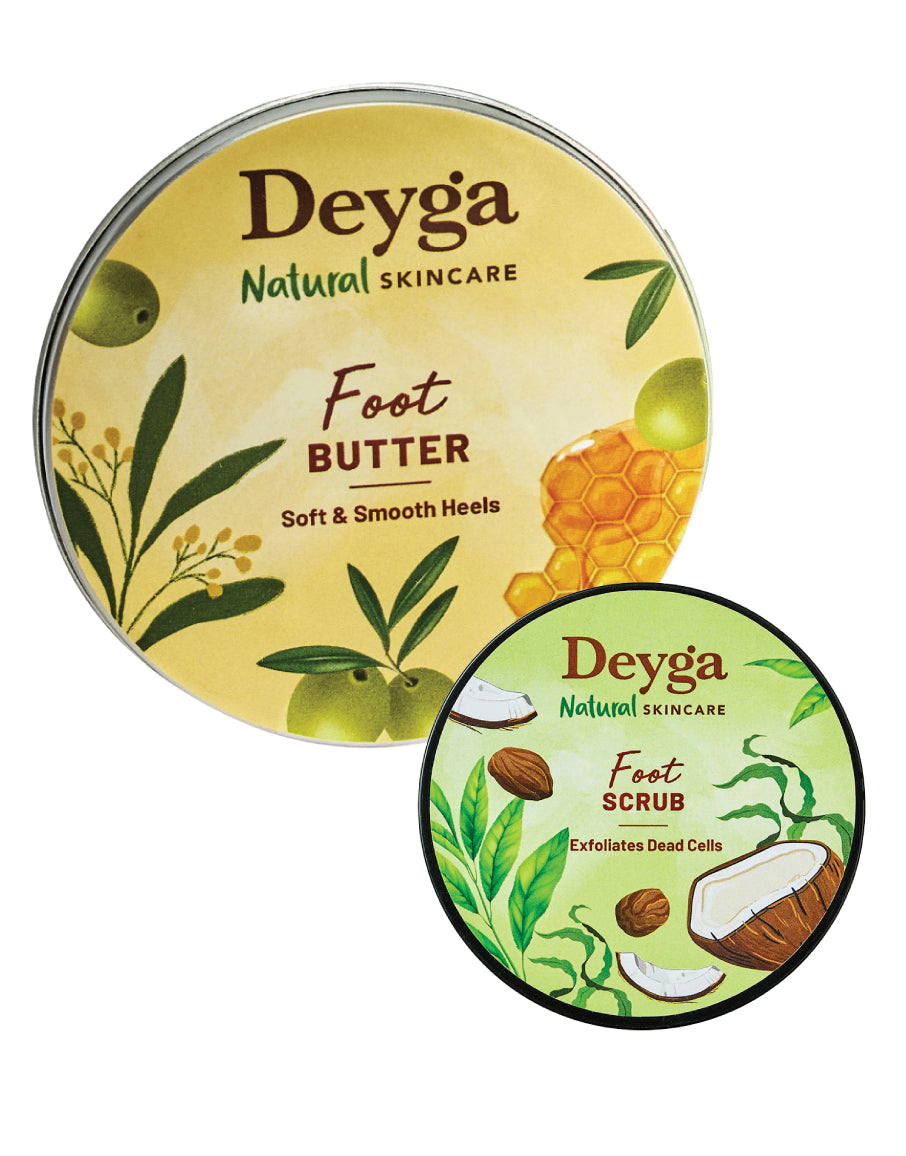 Deyga Foot Butter foot butter and foot scrub