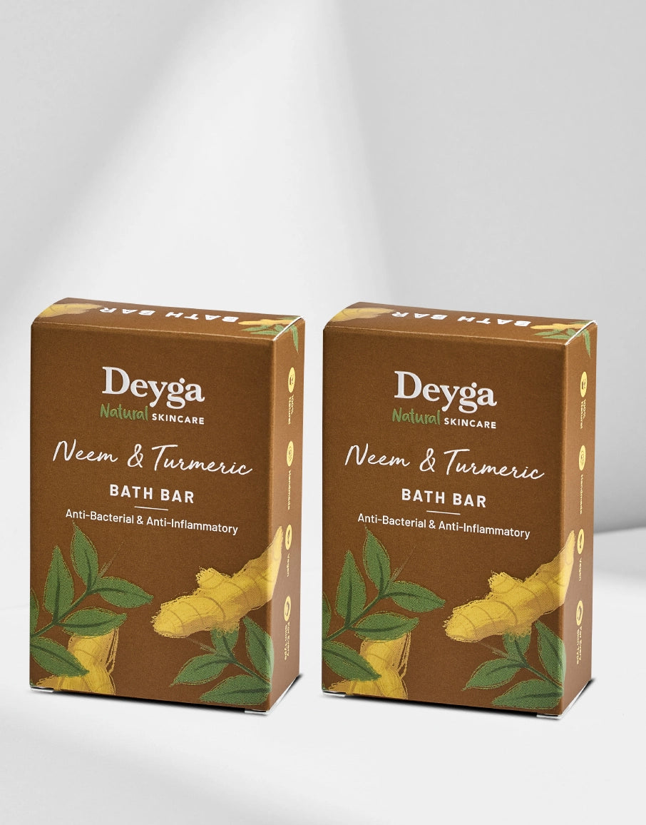Deyga Neem and Turmeric Bath Bar pack of 2