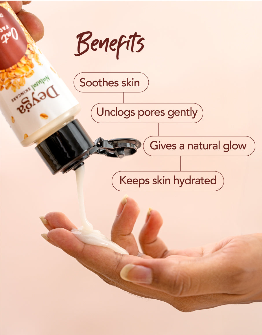 Deyga Oat Milk Face Wash benefits