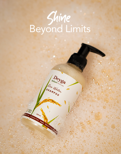 Deyga Rice Water Shampoo 220ml shine