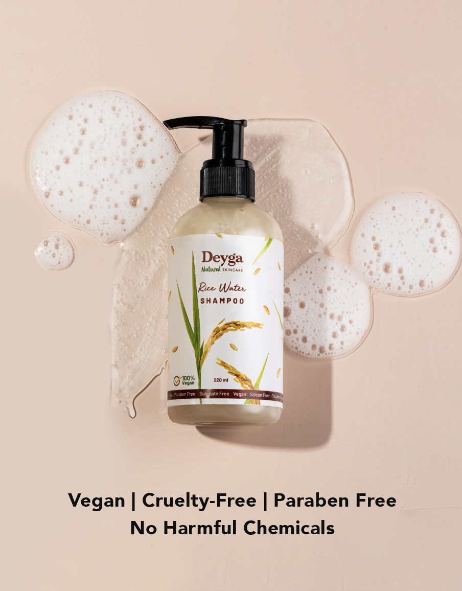 Deyga Rice Water Shampoo 220ml no chemicals