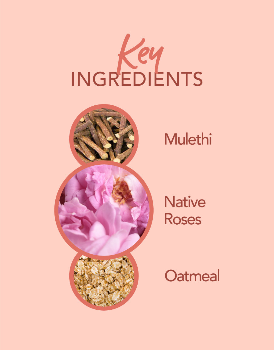 Deyga Rose & Mulethi Skin Brightening Pack Mini 15g key ingredients
