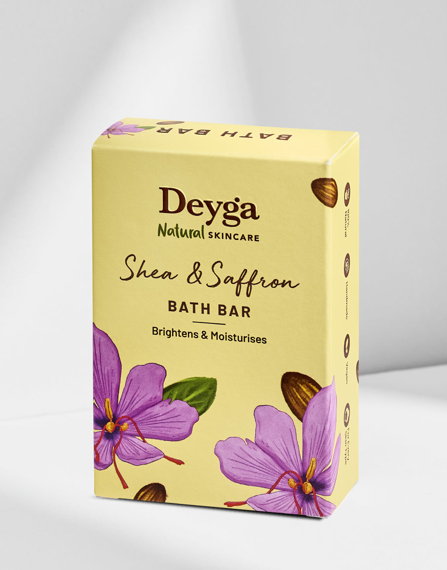 Deyga Shea Saffron Bath Bar pack of 1