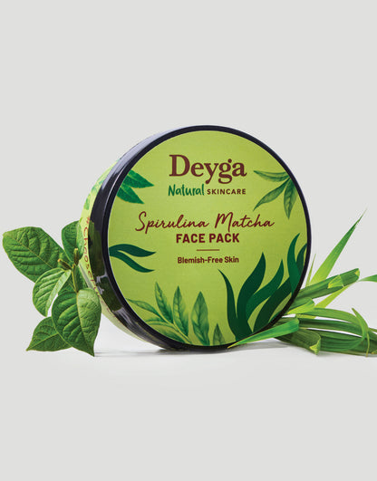 Deyga Spirulina Matcha Face Pack ingredients