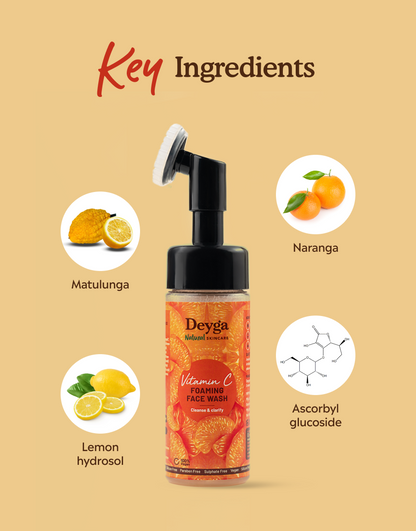 Deyga Vitamin C Foaming Facewash key ingredients