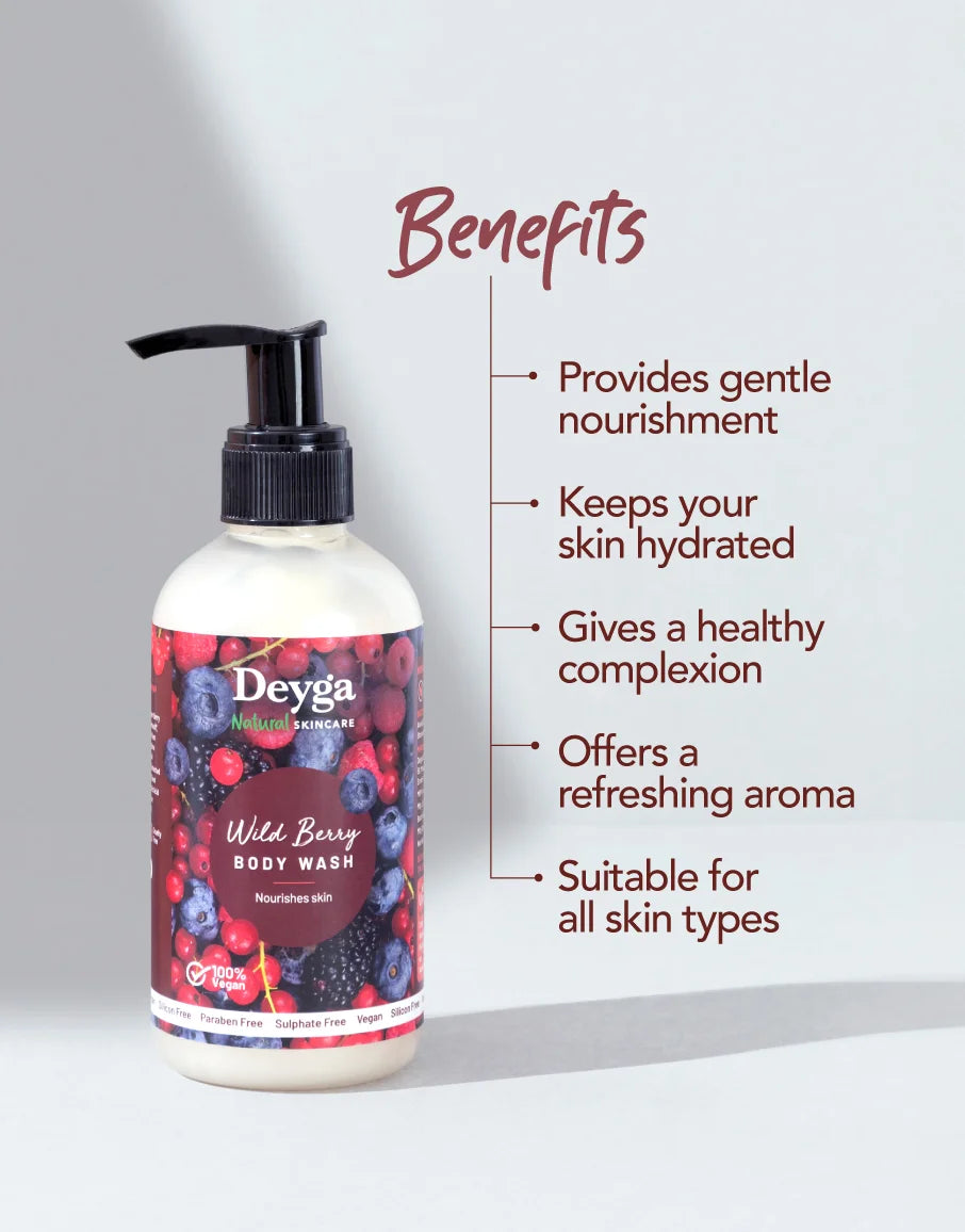 benefits of Deyga Wild Berry Body Wash 