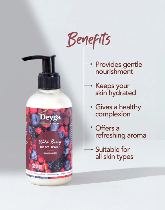benefits of Deyga Wild Berry Body Wash - body wash benefits
