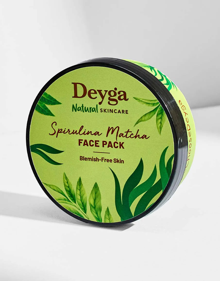 Spirulina Matcha Face Pack