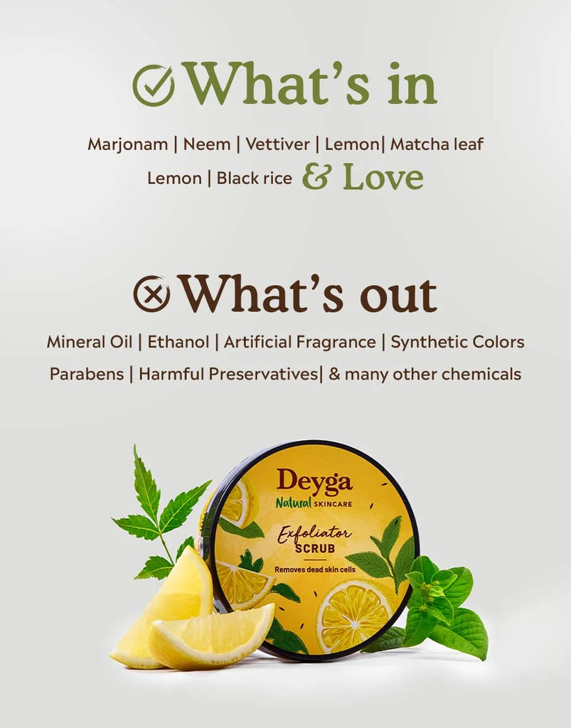 Exfoliator with natural ingredients-Exfoliator scrub to whiten skin